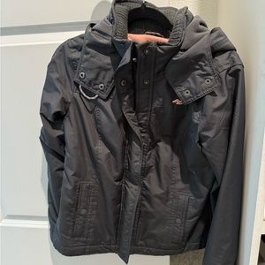 Gray all weather Hollister jacket